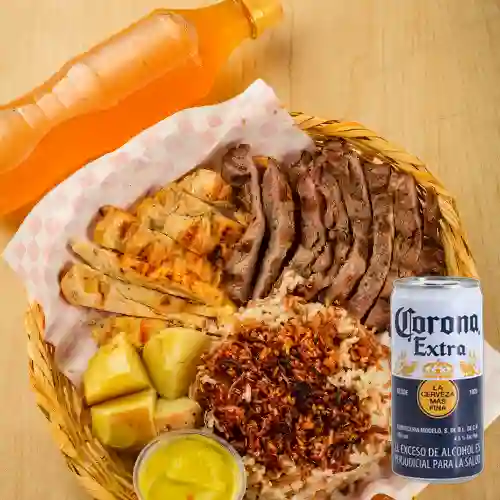 Combo Arroz Mixto + Corona 269 ml