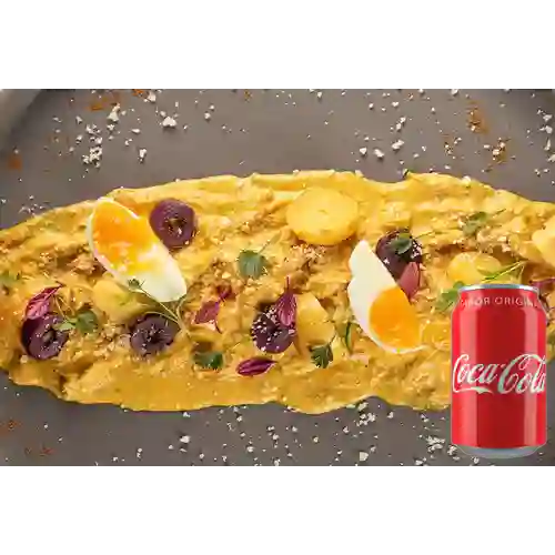 Combo Ají de Gallina + Coca-Cola Sabor Original 330 ml