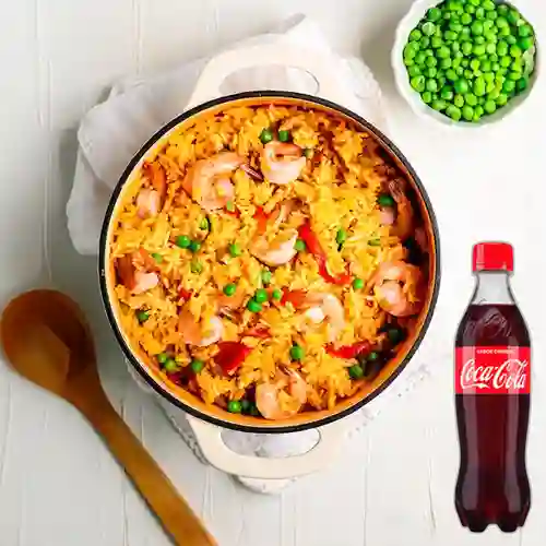 Combo Arroz de Camarón +Cocacola Orig 400ml