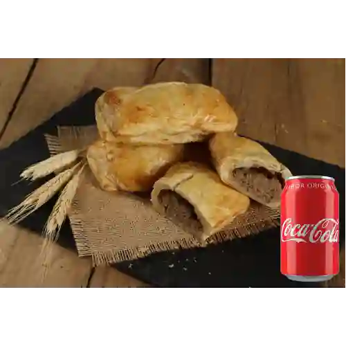 Combo Pastel de Carne + Coca-Cola Sabor Original 330 ml