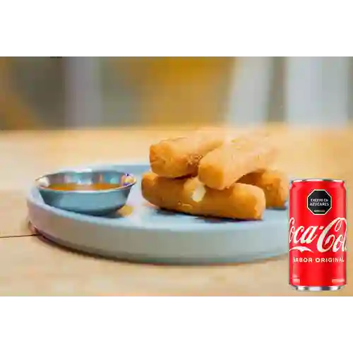 Combo Deditos Mozzarella + Coca Cola Original 235 ml