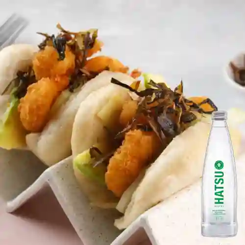 Combo Bao de Camaron + Agua Hatsu con Gas 300 ml