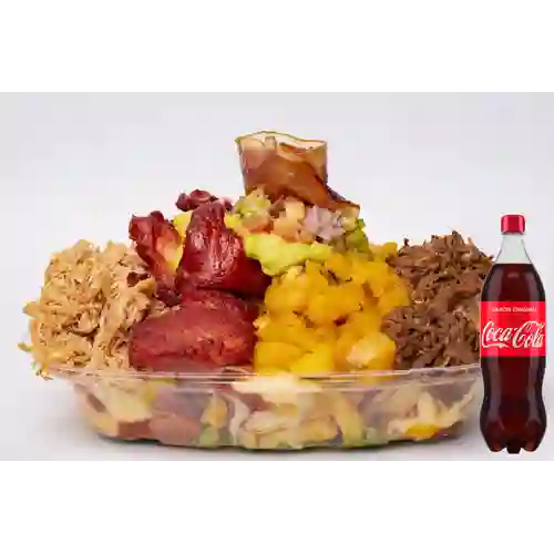 Combo Salchipapa Balvin +Cocacola Orig 1.5l