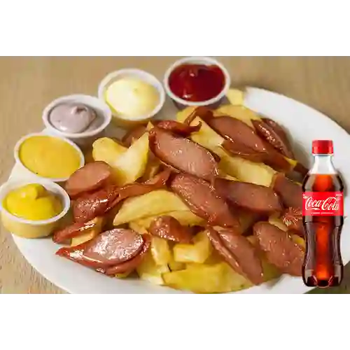 Combo Salchi Costilla Personal +Cocacola Orig 400ml