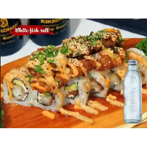 Combo White Fish Rolls. + Soda Breta��a