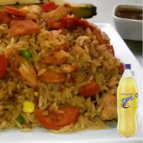 Combo Arroz Colombiano 6 Libras +Quatro Orig 1.5Lt