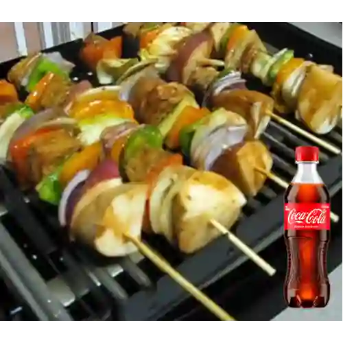 Combo Chuzo Mixto + Coca Cola Original 400 ml