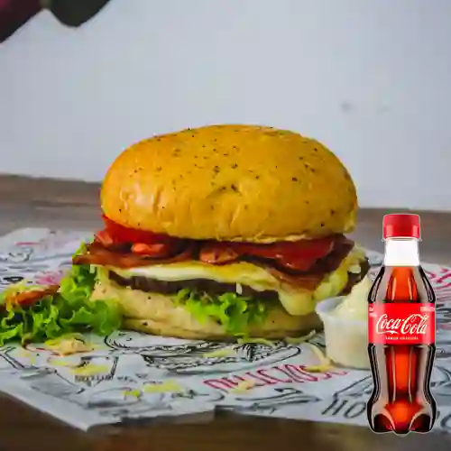 Combo Burger Ranch + Coca Cola Original 250ML