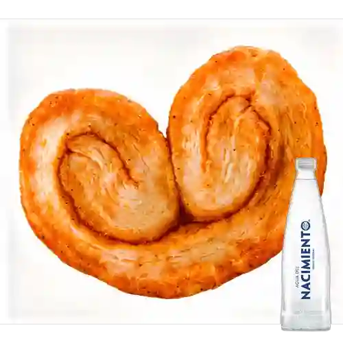 Combo Corazones de Hojaldre +Nacimiento S/gas 500ml
