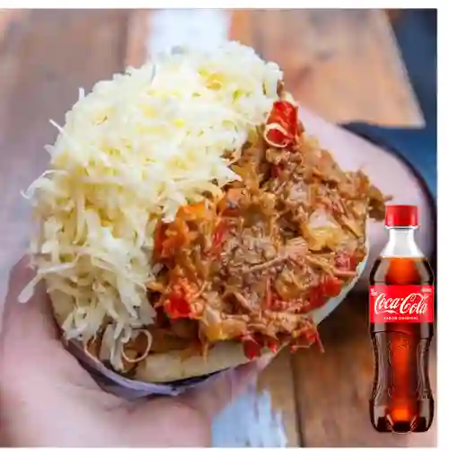 Combo Arepa Rellena de Carne +Cocacola Orig 400ml