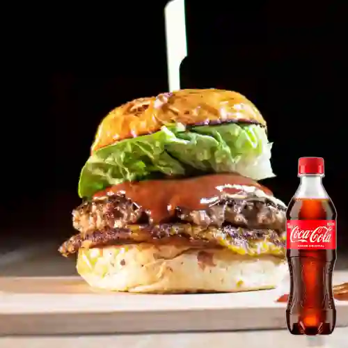 Combo Arraigo Burger + Coca Cola Original 400 ml