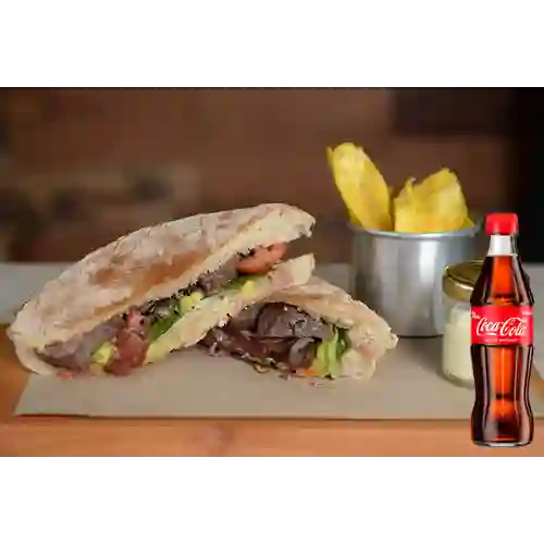 Combo Sándwich Roast Beef + Coca Cola Original 300ML