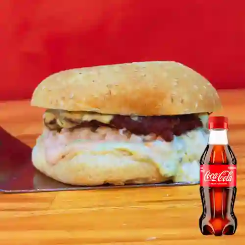 Combo Hamburguesa Sencilla + Coca Cola Original 250ML