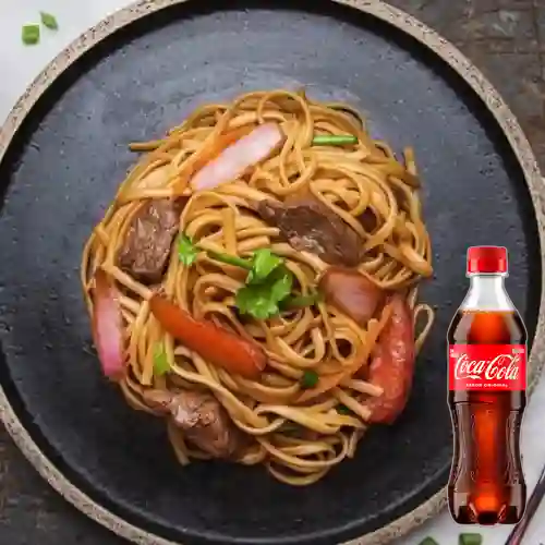 Combo Tallarin Saltado + Coca Cola Original 400 ml