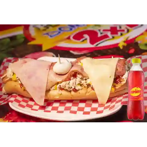 Combo Hot Dog Americano Mixto + Kola Hipinto 400 ml