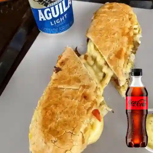 Combo Sándwich Pollo Champiñón + Coca-Cola CERO 400ml