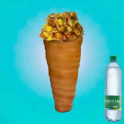 Combo Colombianisimo + Cristal Con Gas 600 ml