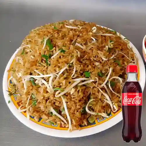 Combo Arroz Chino Vegetariano +Cocacola Orig 400ml