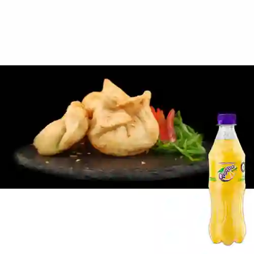 Combo Gyozas de Pollo Teriyaki + Quatro Original 400ML