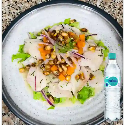 Combo Ceviche Peruano + Brisa Sin Gas 600ML