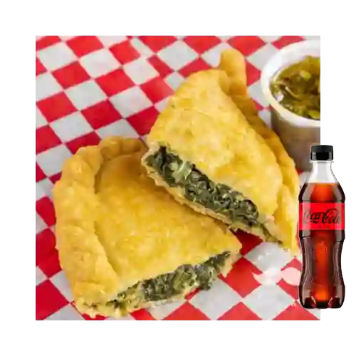 Combo Empanada de Espinaca + Coca-Cola ZERO 400ml