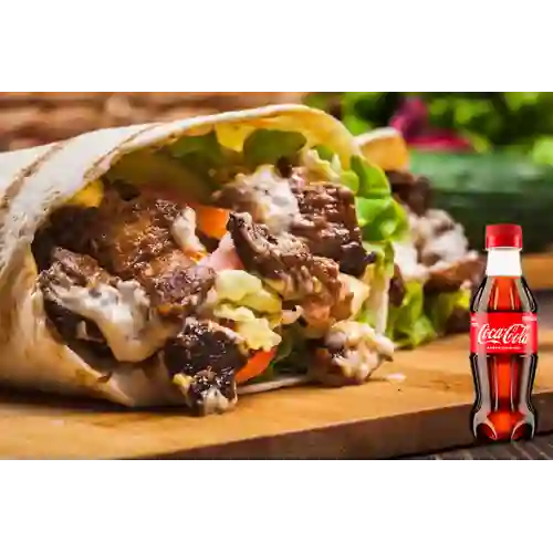 Combo Shawarma Tradicional + Coca Cola Original 250ML