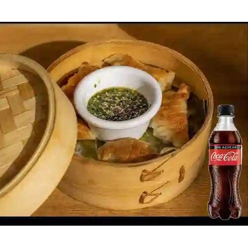 Combo Gyozas de Pierna de Cerdo Asada + Coca Cola Zero