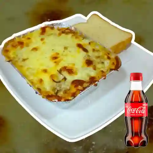 Combo Lasaña Personal + Coca Cola Original 250ML