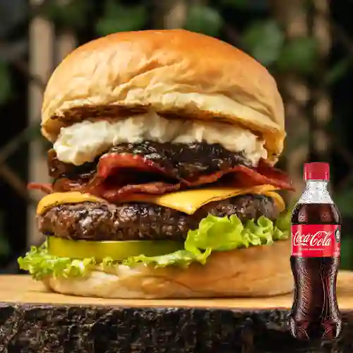 Combo Hamburguesa Miami Master +Cocacola Orig 400ml