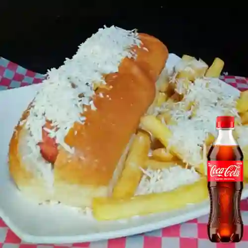 Combo Perro Sencillo + Coca Cola Original 400 ml