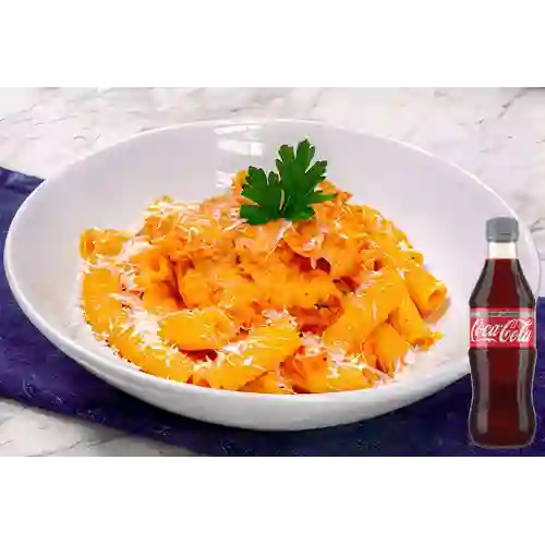 Combo Tortiglioni Picante Al Vodka + Cocacola Light 300 ml