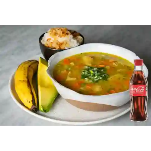 Combo Cazuela de Mondongo + Coca-cola Sabor Original