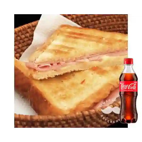 Combo Sándwich Sencillo + Coca Cola Original 400 ml