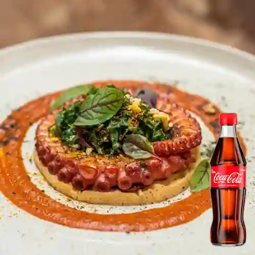 Combo Pulpo Al Carbón + Coca Cola Original 300ML