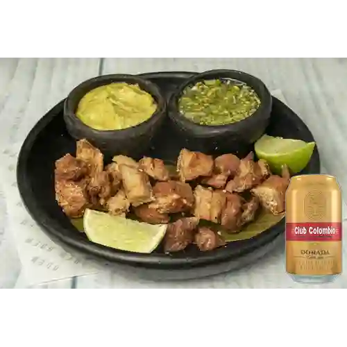Combo (Chicharron) Odem + Club col. Dorada Lta 330ml