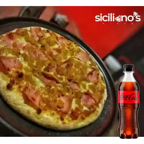 Combo Pizza Hawaiana + Coca-Cola ZERO 400ml