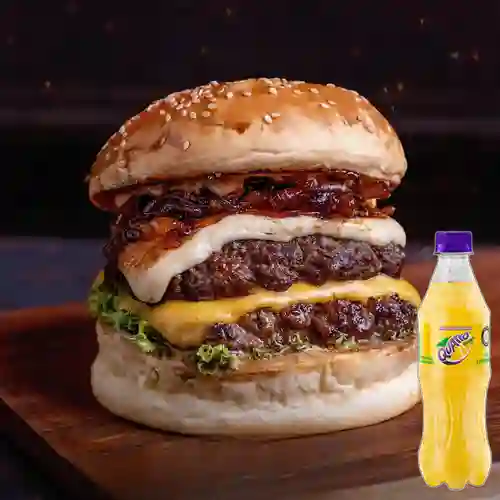 Combo Hamburguesa Original + Quatro Original 400ML