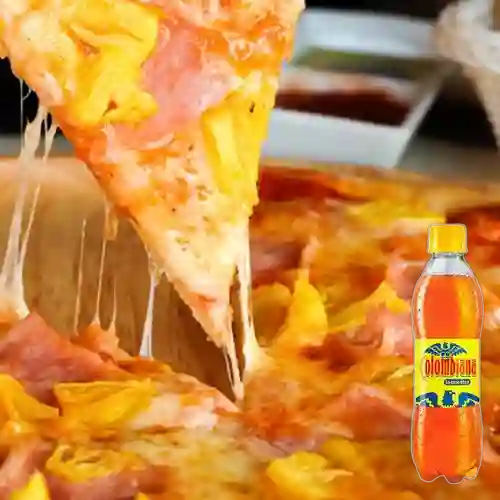 Combo Pizza Hawaiana Personal + Colombiana 400 ml