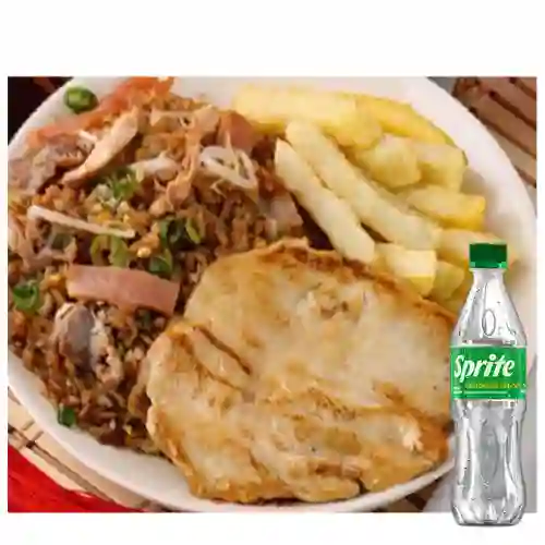 Arroz Chino Persona+filete de Cerdo +Sprite Org 400ml