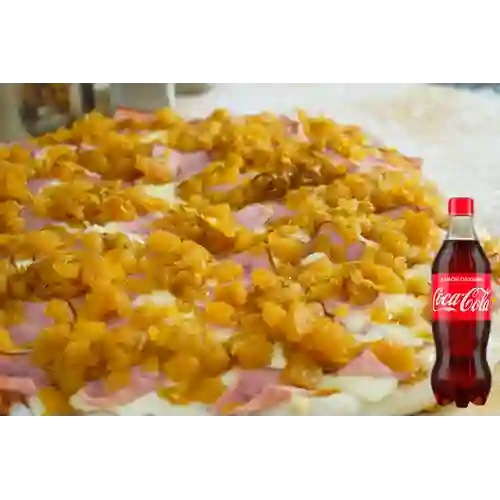 Combo Pizza Hawaiana + Coca Cola Original 600ML