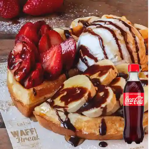 Combo Waffle Chocolate Dream + Coca Cola 400 ml