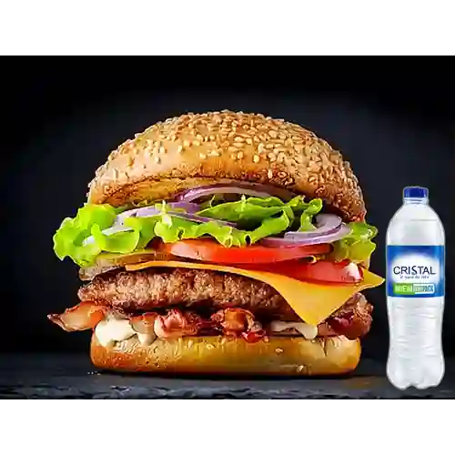 Combo Red Caramelo + Cristal Sin Gas 600 ml
