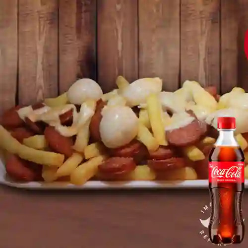 Salchipapa Americano Especial +Cocacola Org 400ml