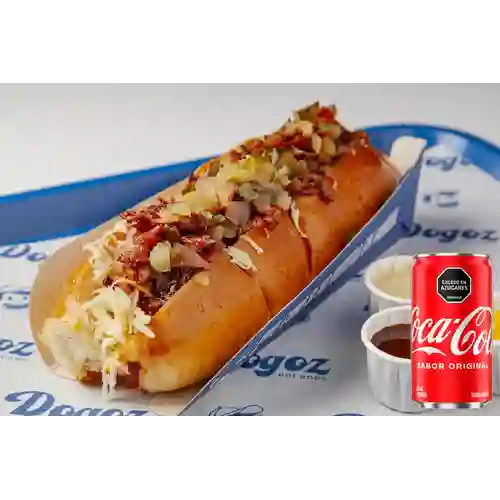 Hot dog max + coca cola original 235 ml
