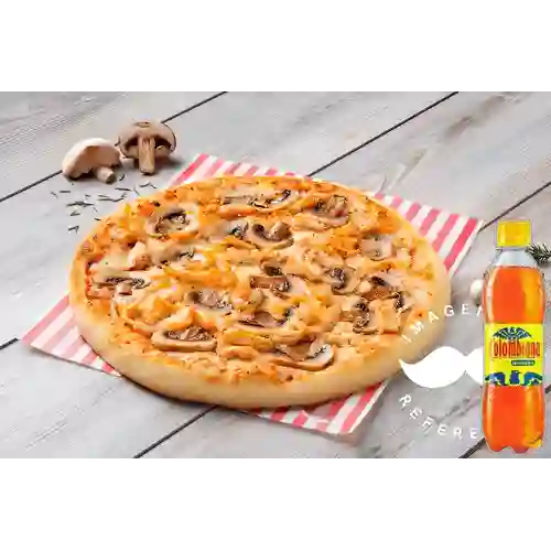 Combo Personal Pollo Champiñon + Colombiana 250 ml