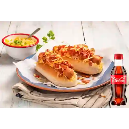 Combo Perro Clásico + Coca Cola Original 250ML