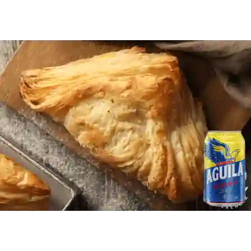 Combo Pastel de Pollo + Aguila Orig Lta 330ml