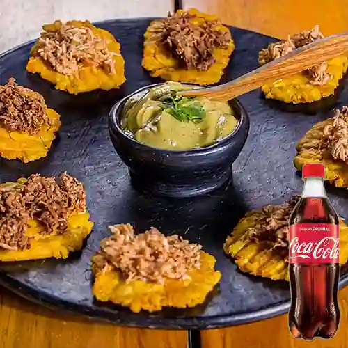 Combo Orden Patacones Especiales +Cocacola Orig 500ml