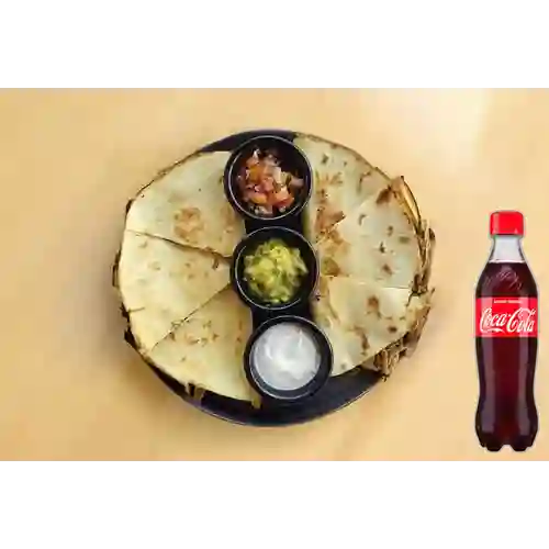 Combo Quesadillas de Birria +Cocacola Orig 400ml