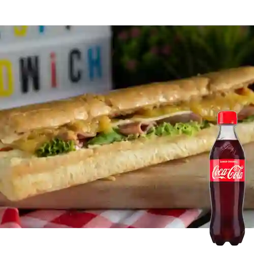 Combo Hawaiano + Coca-Cola Sabor Original 400 ml